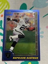 DOUBLE PRINT ODDETY ERROR 2000 Topps Chrome Napoleon Kaufman Oakland Raiders 106