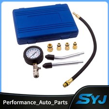 Cylinder Compression Pressure Tester Gauge Test Adaptor Pipes Tool Kit 0-300 Psi Cylinder Compression Pressure Tester Gauge Test Adaptor Pipes Tool Kit 0-300 Psi