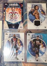 Topps WWE Exalted Card Lot - John Cena,  Montez Ford, Wes Lee,  Noam Dar