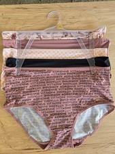 5 PK Adrienne Vittadini AV8647 Womens Brief Underwear Panties L,1X,2X