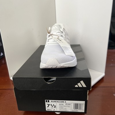 Size 7.5 - adidas Runfalcon 5 Triple White