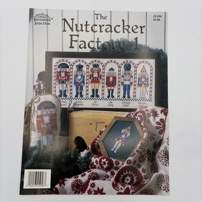 The Nutcracker Factory 1 Jeremiah Junction JL106 1990 Counted Cross Stitch VTG