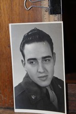 WWII Photo US Army Soldier Handsome