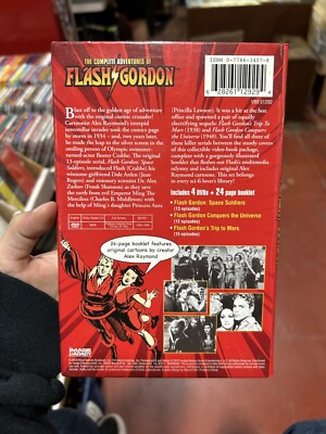 The Complete Adventures of Flash Gordon DVD With Book 628261129294