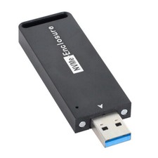 Gen2 USB 3.1 10Gbps to NVME PCI-E M-Key Solid State Drive External Enclosure
