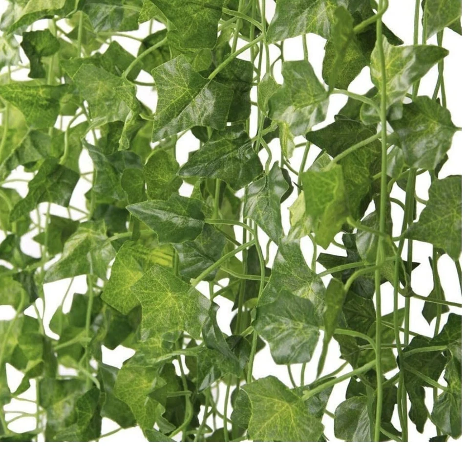 Hiedra Artificial Decoración Guirnalda de Pared Jardín Fiesta Planta Sintético - Imagen 4 de 4