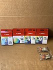 Lot of 4 Boxes Genuine Canon Bci-15 Black & Color Ink Total 10 Cartridges