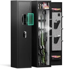 3-4 Gun Safe For Rifles And Pistols Password Gun Safe Metal Rifle Safe Locker