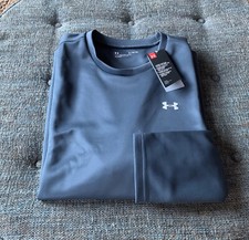 NWT Under Armour Sweatshirt Mens Size Large Gray Crewneck Lightweight A1