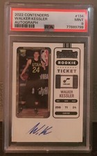 Walker Kessler Rookie Ticket Autograph