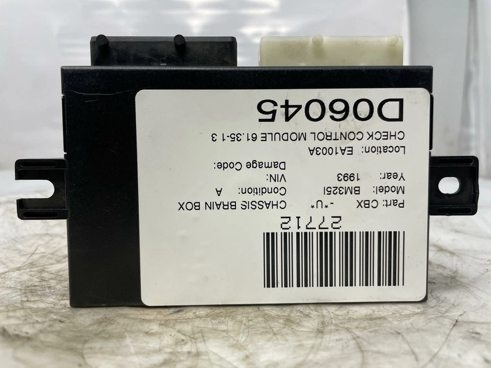 1993 BMW 325i CHECK LIGHT OBC CONTROL MODULE COMPUTER UNIT CM OEM 61351387620 - Image 4 of 4