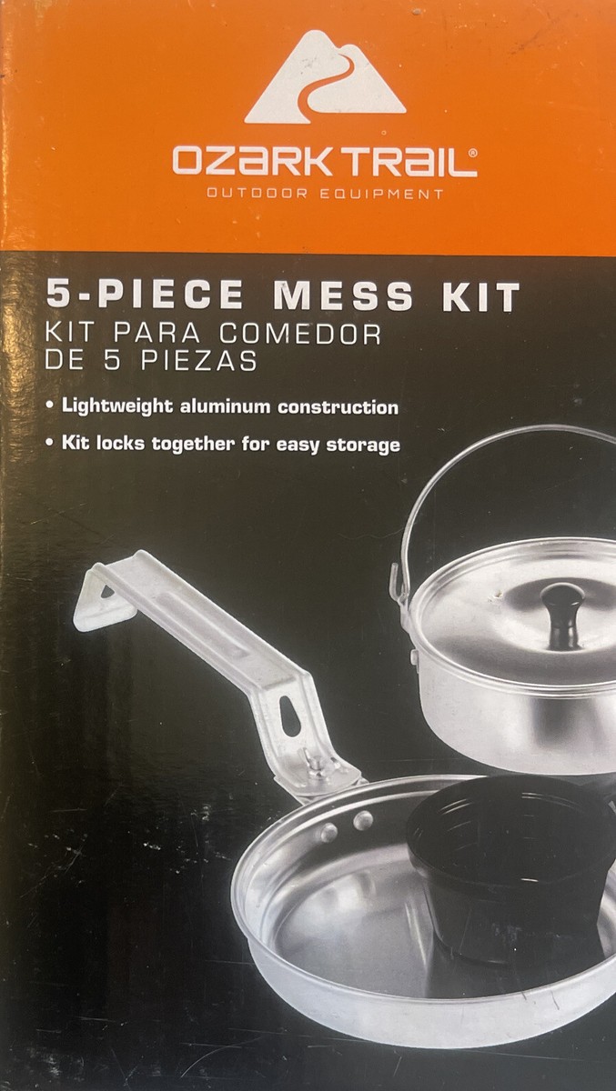 その他 B101153 Ozark Trail 5 Piece Aluminum Mess Kit Backpacking Camping