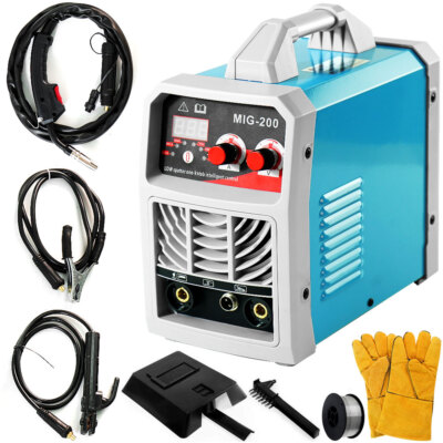 MIG-200 Welder Machine 3 in 1, ARC/MIG/TIG Combo Welding Machine No Gas ...