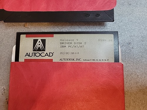 AUTOCAD Release 9 STD 0801-0V1-360-#-M 5.25 floppy disk set - Afbeelding 11 van 12