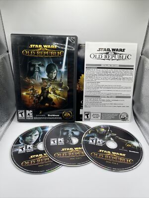 Star Wars: The Old Republic (PC, 2011) Complete 3 Discs