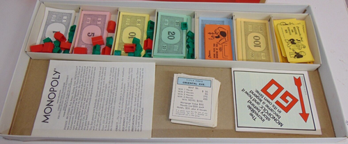 Monopoly Vintage 1973 & 1978 Edition Board Game Tokens Parts Pieces Boxes - Picture 16 of 19