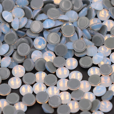 Glas Strass Kristall Hot Fix Strasssteine Bügelbild Flatback Klar Hotfix Steine