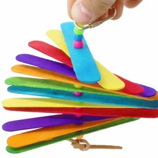 Bonka Bird Toys 870 Big Stick Colorful Spinning Chew Toy Cockatiels Parakeets