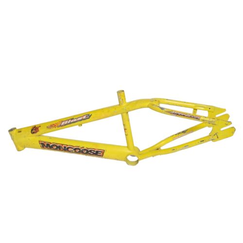 NOS FRAME MONGOOSE Blast TAIWAN BMX MID SCHOOL-YELLOW - Picture 1 of 10