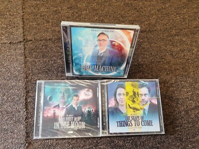 BIG FINISH AUDIO CD HG WELLS TIME MACHINE FIRST MAN IN THE MOON THINGS TO COME