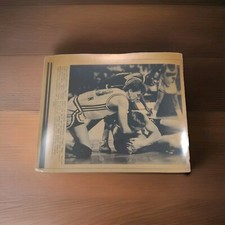 1989 Vintage Wire Press Photo NBA Kings Jim Peterson Heath Duane Washington