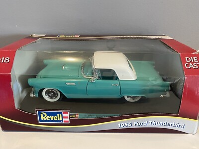 Vintage REVELL 1:18 Diecast 1955 40th Anniversary Ford Thunderbird-NEW IN BOX!-