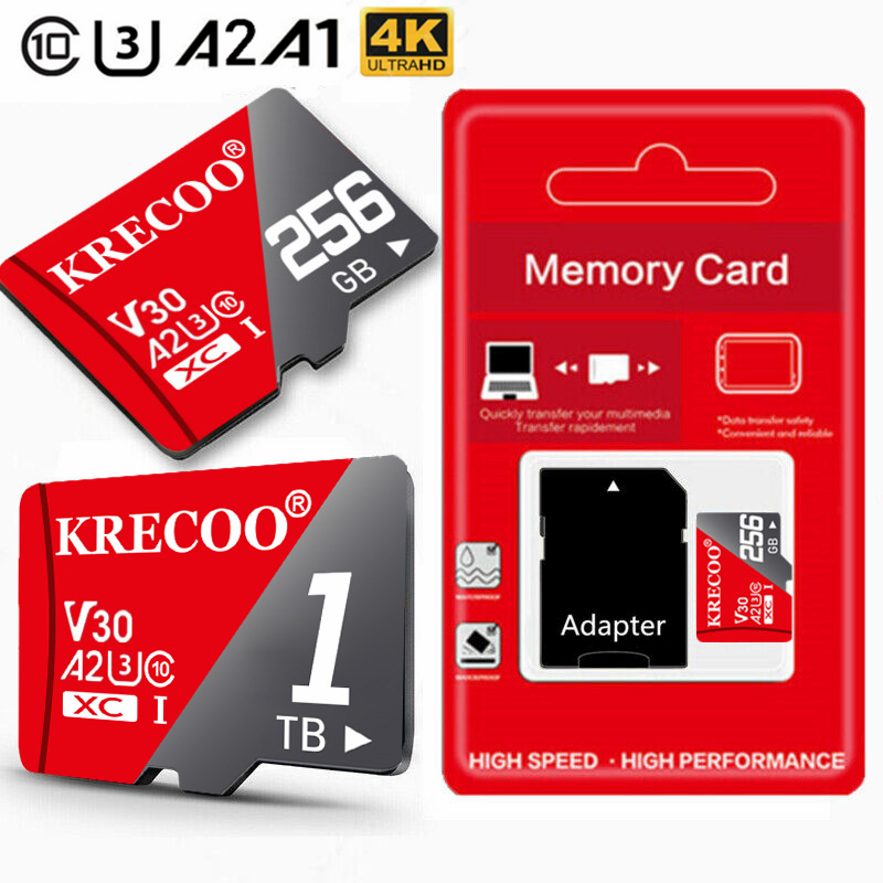 Micro SD Card 256GB Memory Card for Camera/Drone/Dash Cam/GOPRO/Tablet/PC/Phone-image