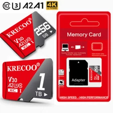 Micro SD Card 256GB Memory Card for Camera/Drone/Dash Cam/GOPRO/Tablet/PC/Phone