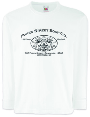 PAPER STREET SOAP CO. Kinder Langarm T-Shirt Fight Movie Club Sign Logo Company