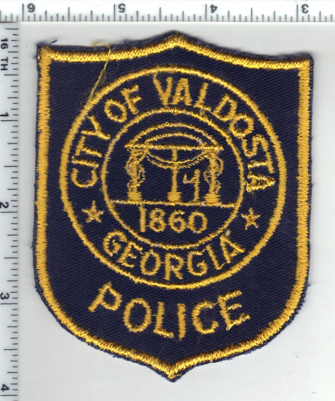 City of Valdosta Police (Georgia) Shoulder Patch - new from 1980's | eBay
