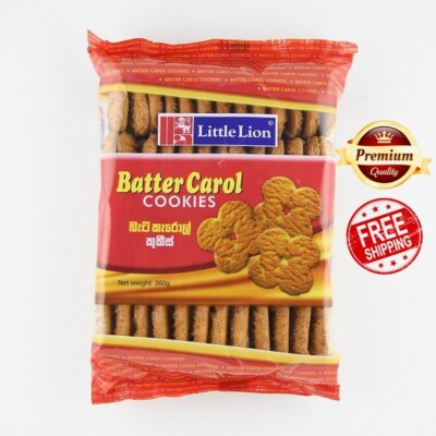 Little Lion Batter Carol Cookies Tea Time Tasty Crunch Premium Quality 360g NEW