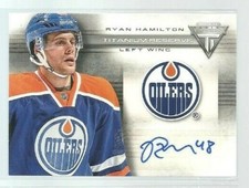 2013-14 Panini Titanium Titanium Reserve Autographs #TRRH Ryan Hamilton (r 88243