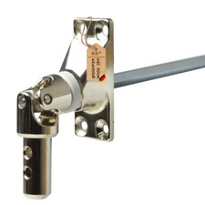 Rolladen Gelenklager 45° vernickelt Gelenkplatte 22x52mm 4Kant 6Kant 6mm kürzbar