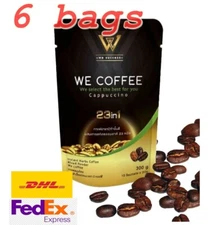 6X We Coffee Instant Coffee Mixed Powder Herbs 23 in 1 Sugar Free No Trans Fat