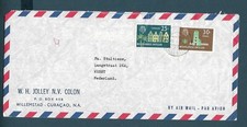 CURAÇAO -   1968 COVER  WILLEMSTAD  TO NETHERLANDS  [1376]