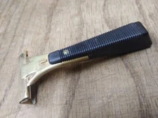 Vtg Mens Eversharp Hydro-magic Injector Safety Razor Gold Tone Head Black Handle