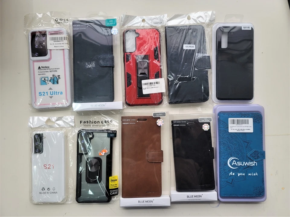 Pacote com 25 capas mistas de celular novo modelo - iPhone, Samsung outras - Imagem 2 de 3