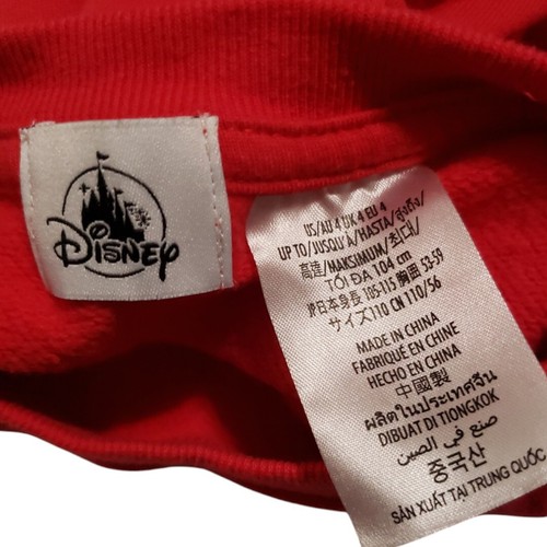 Disneyland Christmas Character Sweatshirt Youth Size 4 - Picture 4 of 4
