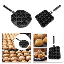 Takoyaki Grill Pan Aluminum  Grill Plate for Kitchen Home Restaurant