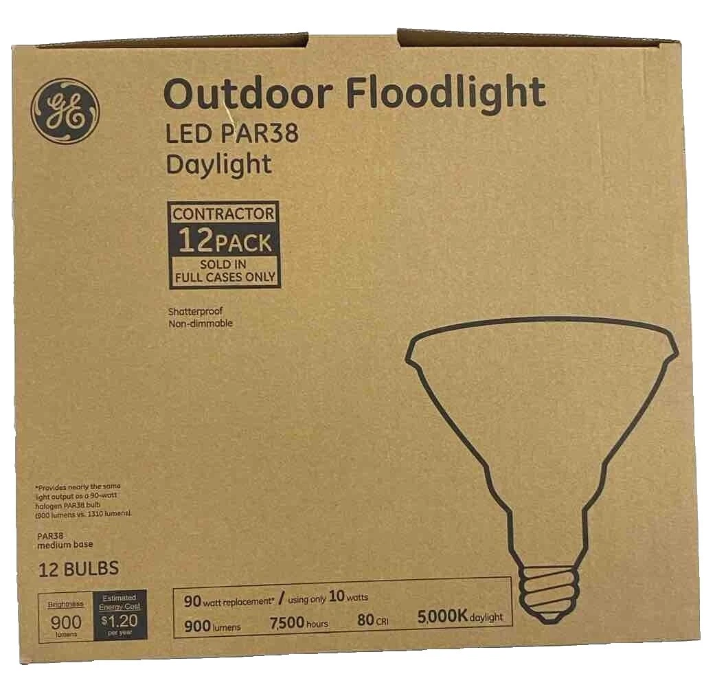 GE PAR38 LED Light Bulbs