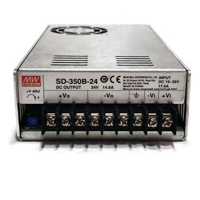 Meanwell SD-350B-24 DC to DC Converter Power Supply. Output 24 Volts