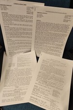 Blake's 7 vintage newsletters - 1st two issues of SEVENERS and LPF newsletters
