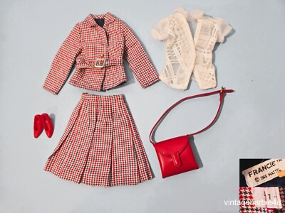 Barbie:  1966 Francie Doll #1259 Checkmates  PIT &    Tagged Mattel Vintage