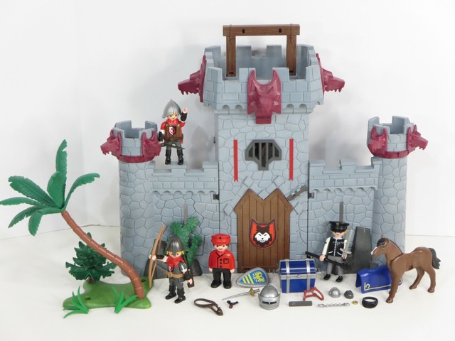 playmobil black baron castle