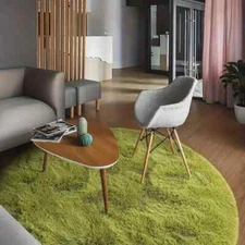 Soft & Plush Round Area Rug - Solid Color, Dry Clean MRY177075