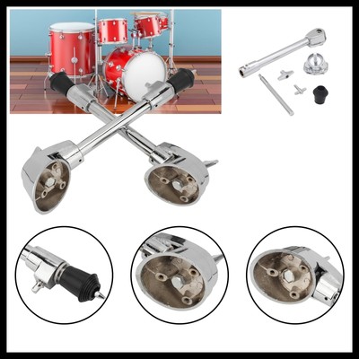 Bass Drum Riser 2-Pack Bass Drum Feet - 16mm Steel