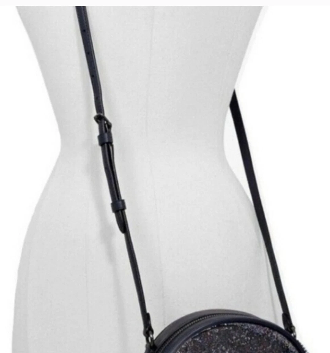 BORSA A TRACOLLA COACH BLU GLITTER MENSA