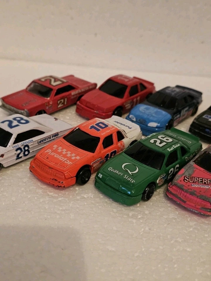 Lote de 10 coches Nascar años 80/90 1/64 diecast conductores como Cole Trickle, Sterling Marlin Foto 3 de 4