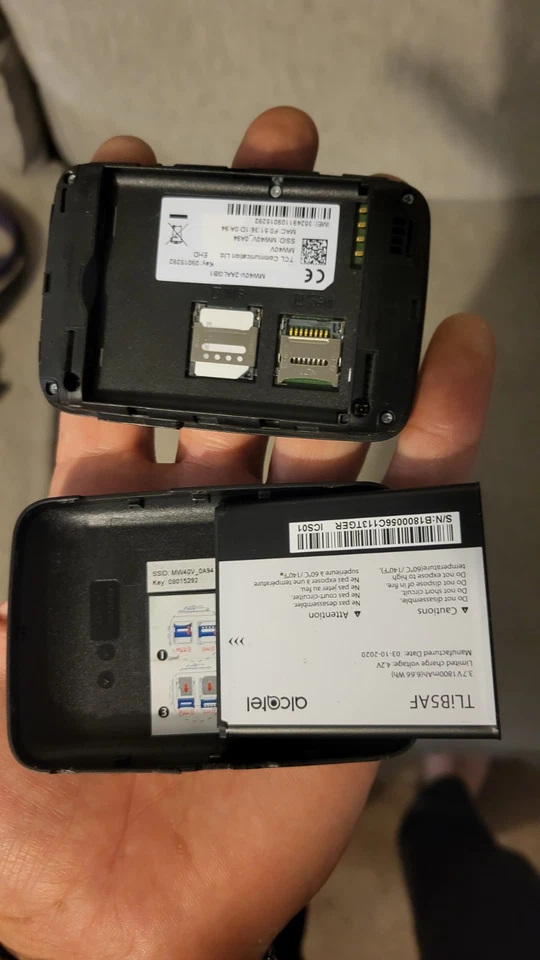 UNLOCKED ALCATEL MW40 CAT 4 150mbps 4G LTE MOBILE WIFI HOTSPOT (UK SELLER) - Image 2 of 4