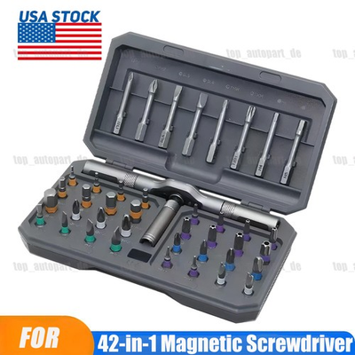 #ad #ad 42 in 1 DIY Magnetic Screwdriver Ratchet Screwdriver Set Multi Bit Magnetic $19.00